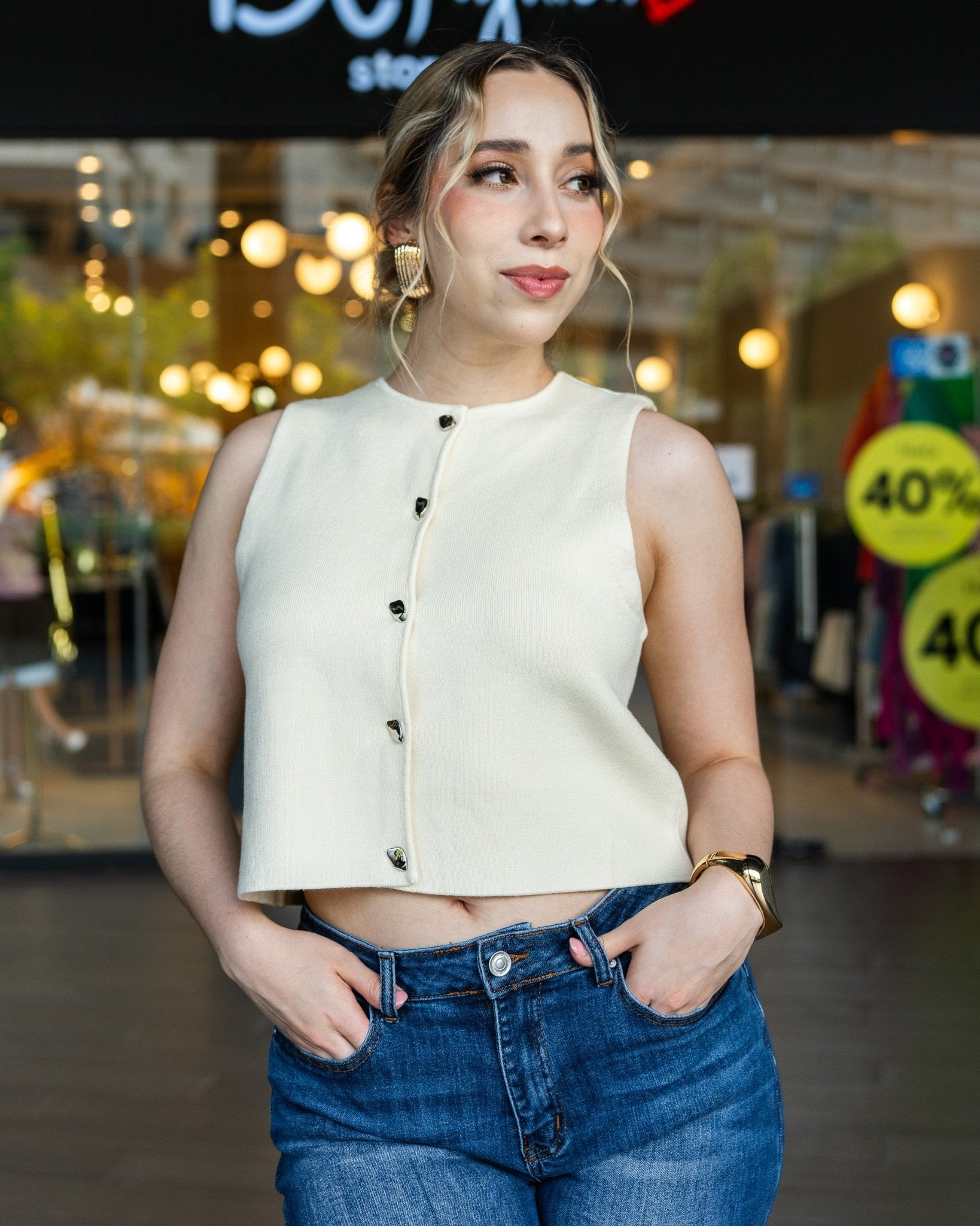 Blusa boxy de punto - Be Fashion Store