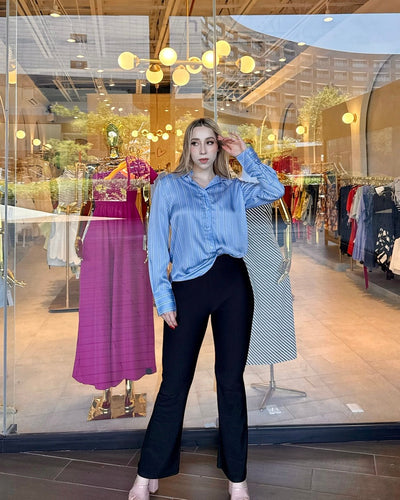 Pantalón acampanado otomanos - Be Fashion Store
