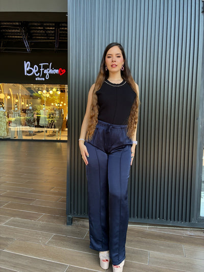 Top knit con detalle de perlas - Be Fashion Store