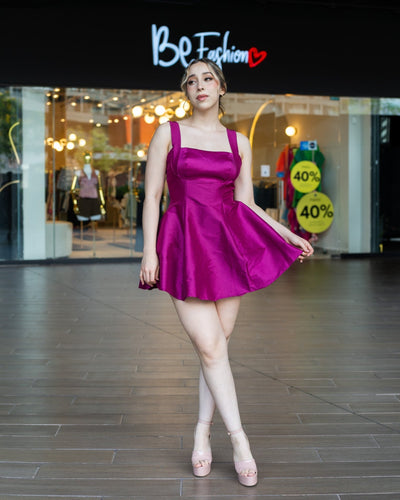 Vestido corto con vuelo - Be Fashion Store