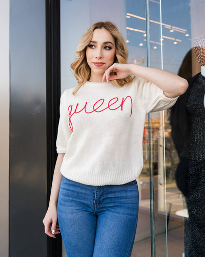 Blusa suéter de punto queen - Be Fashion Store