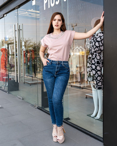 Jeans skinny vintage push up - Be Fashion Store